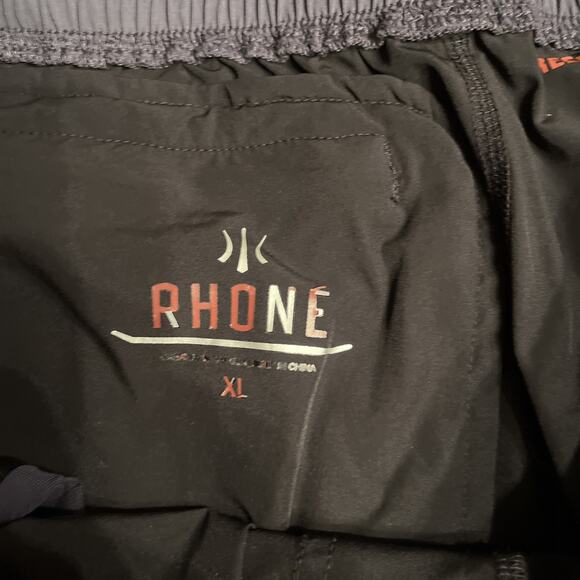 Rhone 9" Unlined Shorts Size XL Black Gym Athletic - Picture 4 of 7